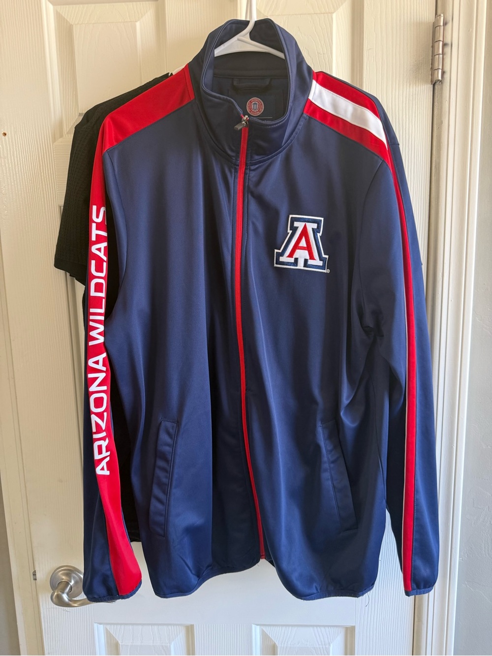 Arizona Wildcats Navy & Red Men's Track Jacket with Logo